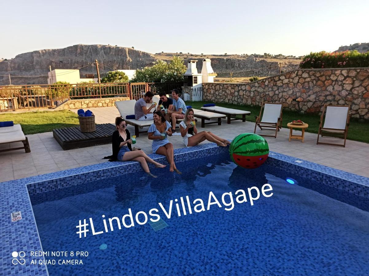 Lindos Villa Agape Eksteriør billede